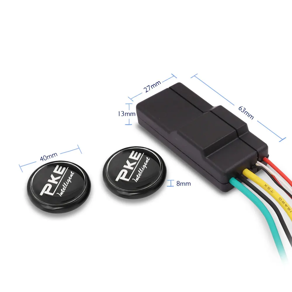 New Car Immobilizer 2.4G Wireless Anti-Hijacking Engine Lock Car Alarm System Intelligent Circuit Cut Off Device Smart RFID Key