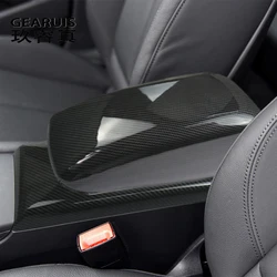 Carbon Fiber Car Center Console Armrest Storage Box panel Protection Cover Trim For Audi A3 8V S3 2013-2020 Car Styling Interior