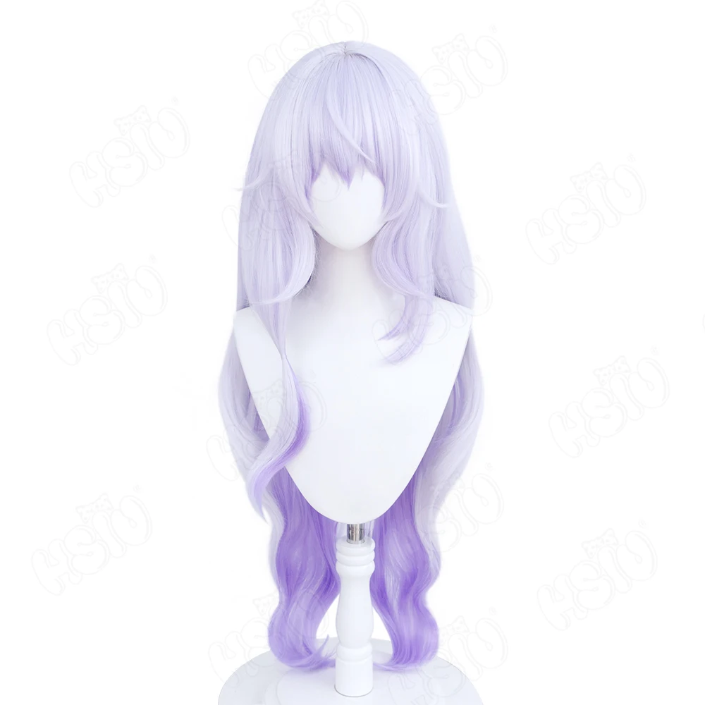 

Game Honkai Star Rail Black Swan Cosplay Wig Gradient purple curly long hair anime cosplay Wig Game cosplay wig