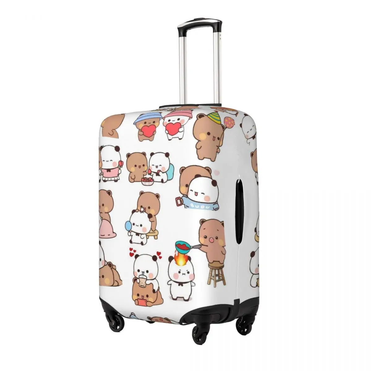 Cute Bubu & Dudu Suitcase Cover Business Protector Holiday Practical Luggage Accesories