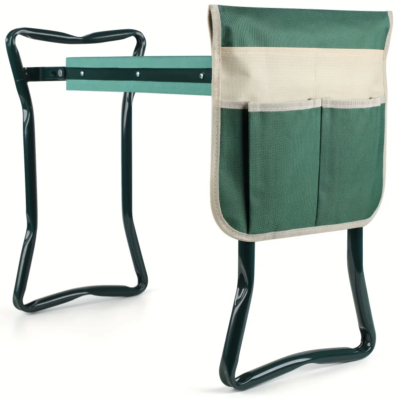 Garden Kneeler & Seat - Foldable Stool with Thickened Pad for Elderly Women, Perfect Gardening Gift for Kneeling Sitting
