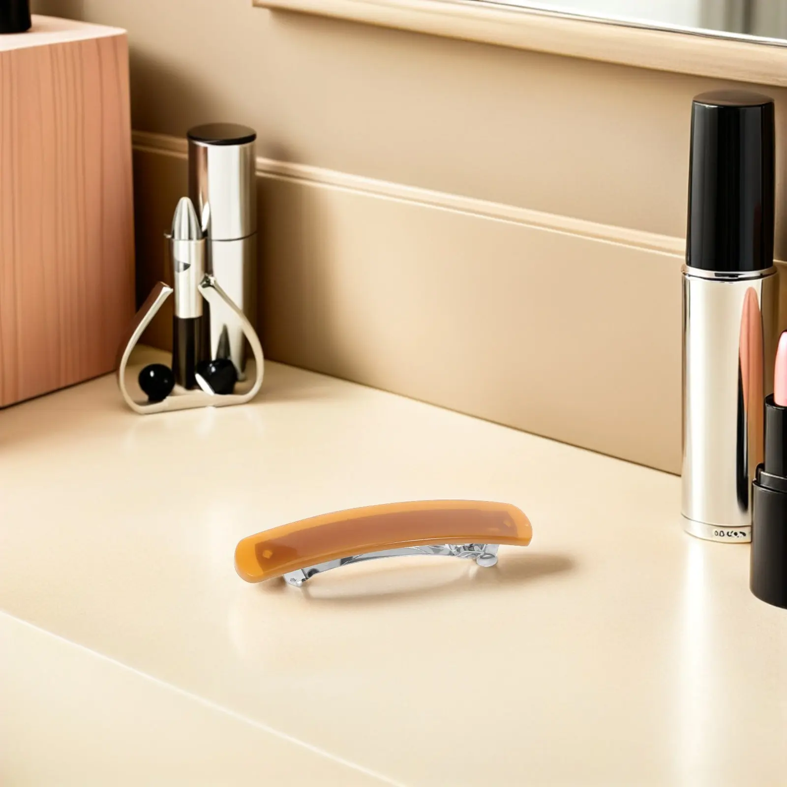 

Набор из 3 заколок для волос: изогнутые французские зажимы, пружинные клипсы, держатели для хвоста. Аксессуары для волос для женщин: минималистичные, винтажные, для свадьбы и офиса.