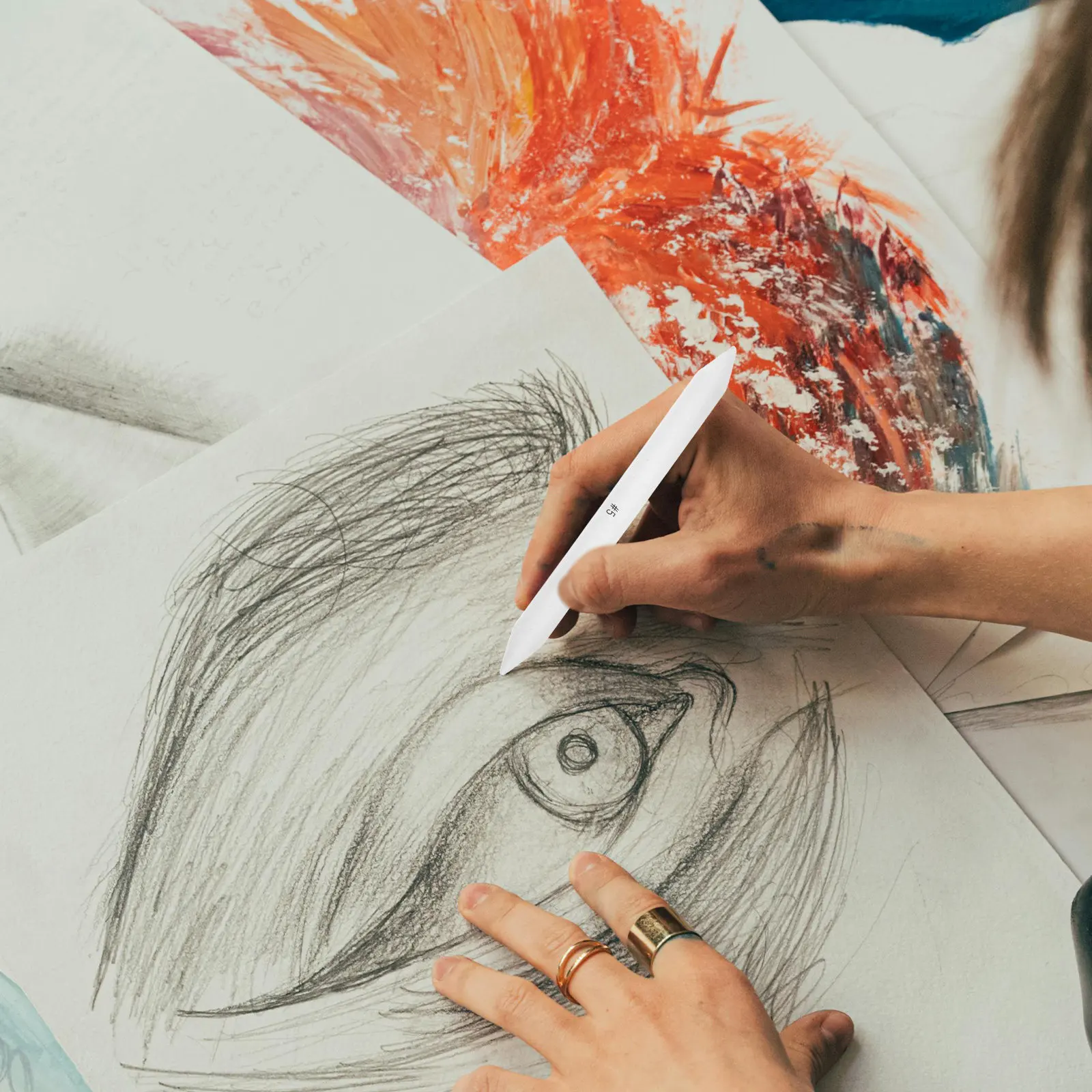 

Набор из 36 двусторонних растушевок-карандашей для рисования, смешивания цветов и создания теней для художников