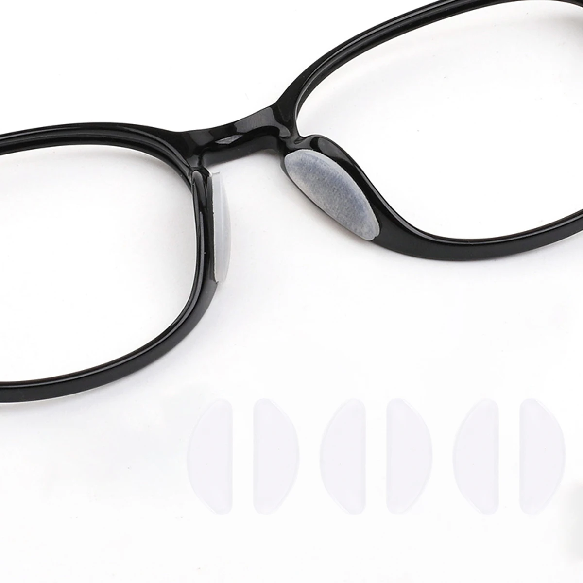 

10 Pairs Non Slip Silicone Nose Pads for Eyeglasses Sunglasses Self Adhesive Glasses Accessories Eye Wear Repair Tools