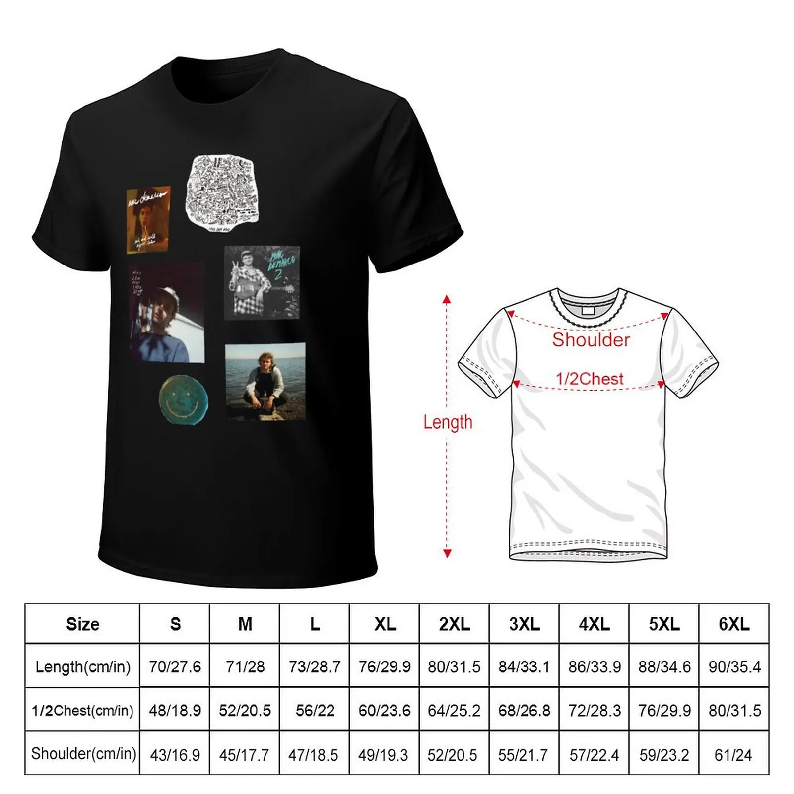 Mac Demarco Album Set T-Shirt vintage t shirts quick-drying customs design your own vintage anime shirt mens plain t shirts