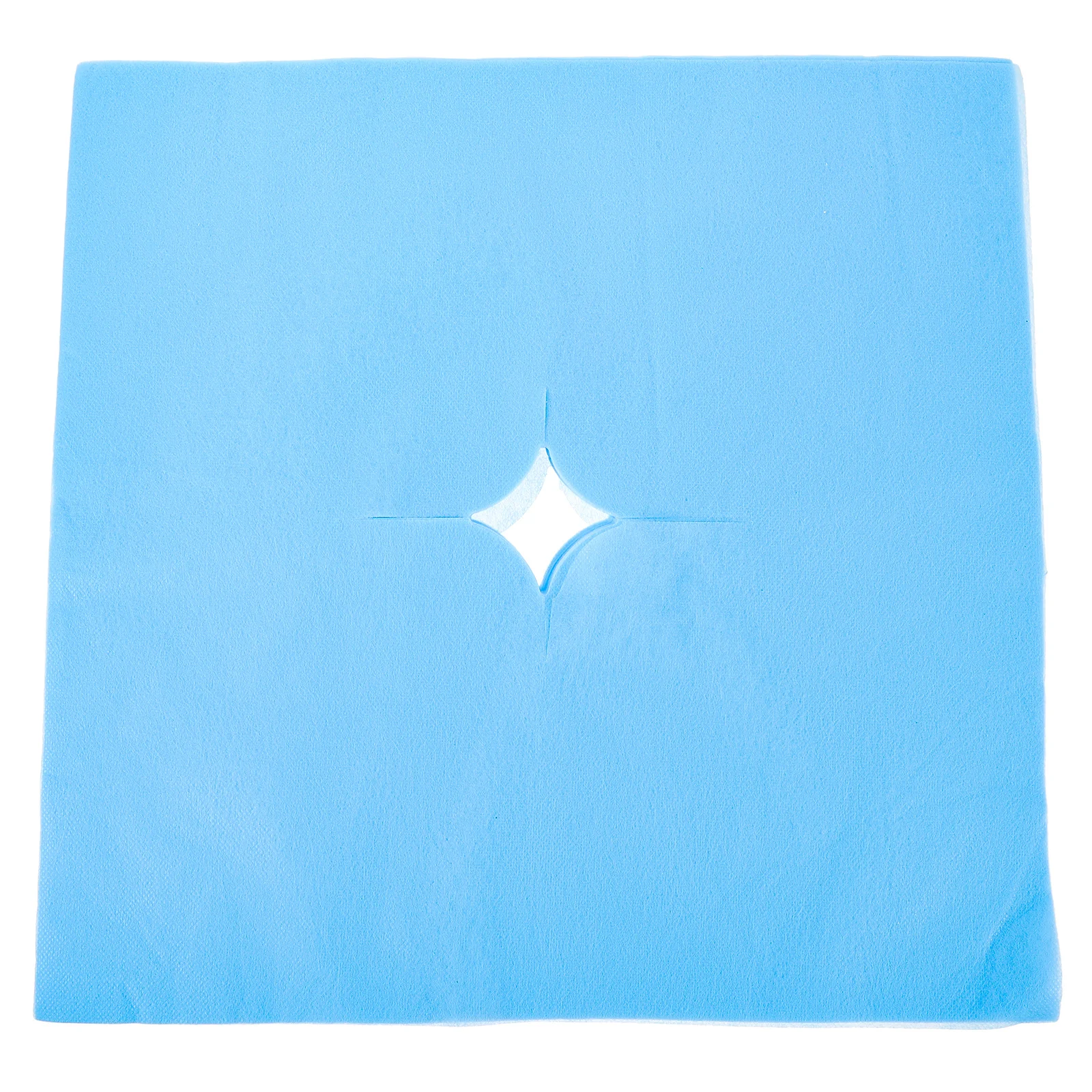 

100 шт. одноразовые чехлы на подголовники для лица, дышащие мягкие массажные чехлы на отверстия для кровати, салонные массажные принадлежности, наволочка для лица