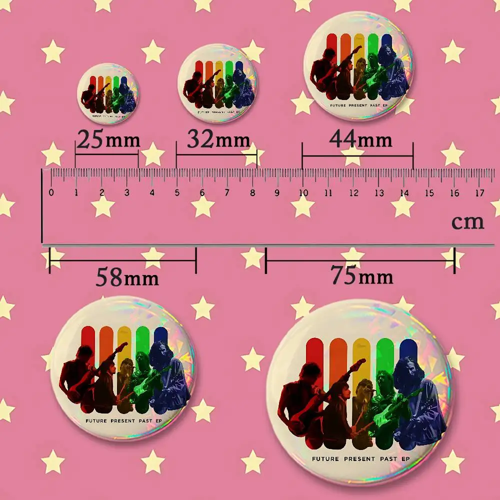 T-The S-Strokes Album Cover Reality Awaits Badges Round Itabag Decoration IP Peripheral Products 58mm 44mm 32mm 75mm 25mm Mini