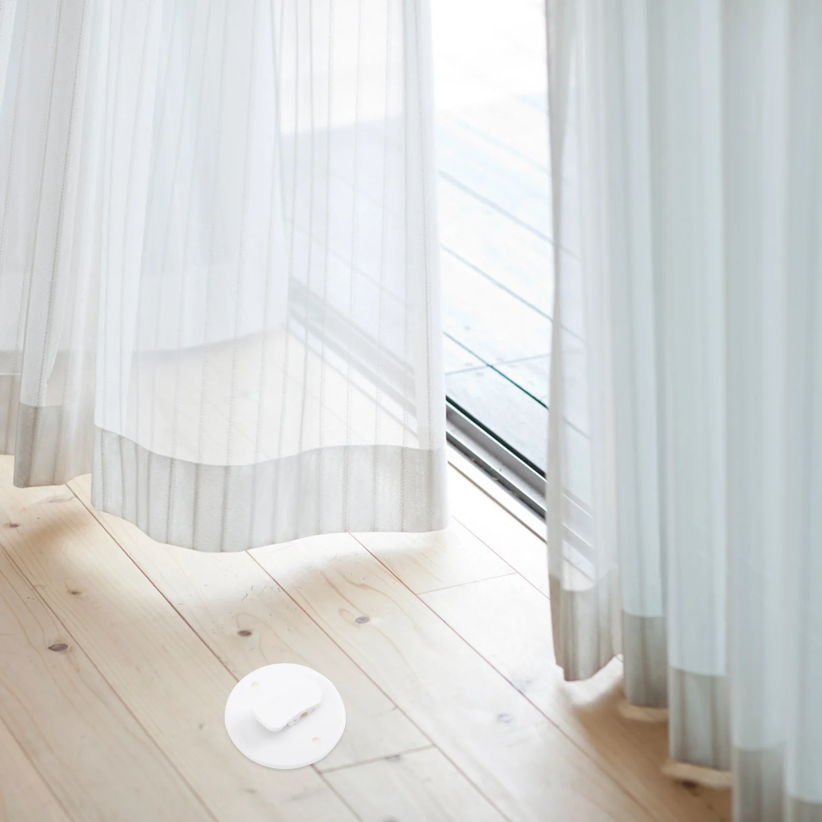 

8Pcs Self Adhesive Shower Curtain Clips Windproof Bathing Curtain Clamps Clips Bathroom Supplies Clamps