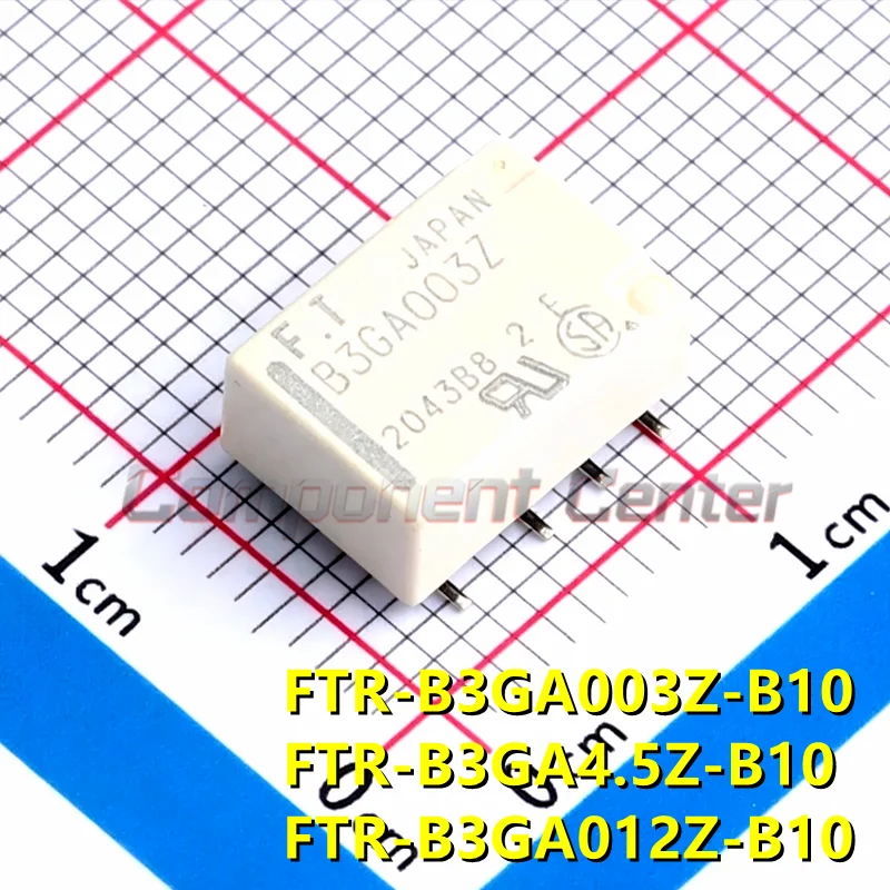 FTR-B3GA003Z-B10 FTR-B3GA4.5Z-B10 FTR-B3GA012Z-B10 (5-10pieces) SMD 3V/4.5V/12V ULTRA MINIATURE RELAY 2 POLES ,Original In Stock
