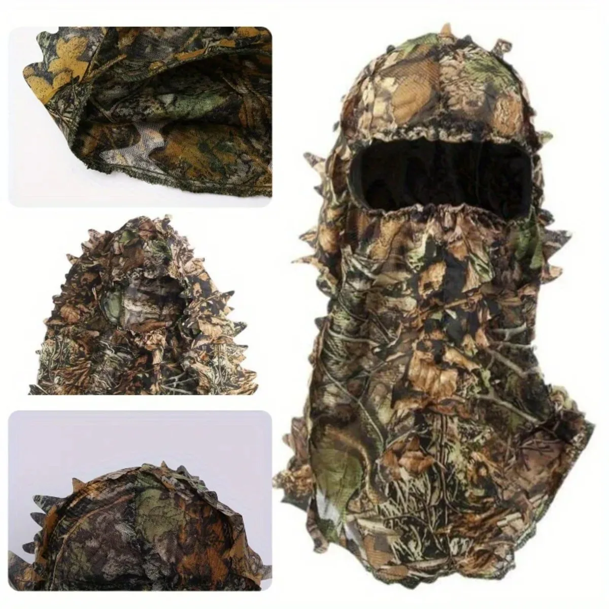 Hunting Accessories Camouflage Leafy Hat 3D Full Face Mask Headwear Turkey Camo Hunter Accessories