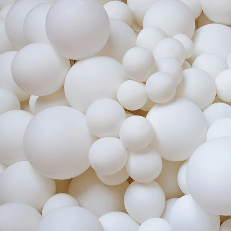 Matte Pure White Balloons Wedding Decoration Happy Birthday Party Baby Shower Globos 5-36" Round Latex Helium Balloon Arch Decor image 6