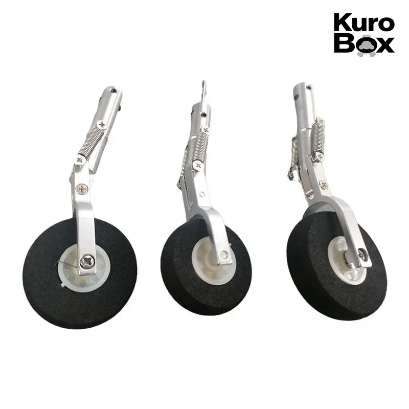 SHEagle 1220mm Guardian RC Plane Front Landing Gear, Shock-Absorbing Upgrade for FMS 1400/182V2 64mm Ducted Fan F16 Model