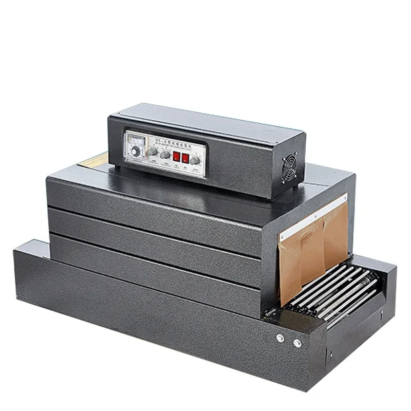 

BS-4035 Tabletop POF PVC Plastic Film Box Bottle Package Electrical Heat Shrink Tunnel Heat Shrinking Wrapping Machine