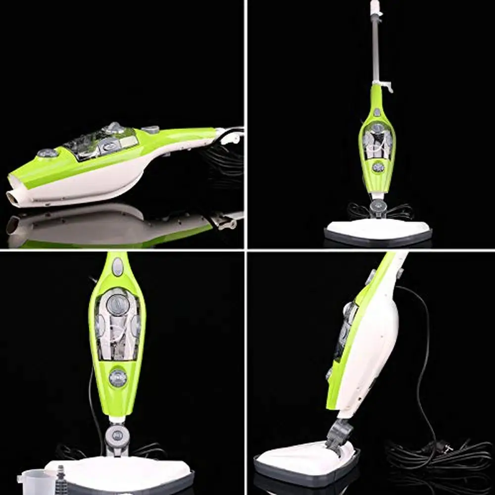 10-in-1 Adjustable Steam Modes Detachable Handheld Steam Mop Cleaner with Accessories Floors Windows Carpet FZ-STEAM-MOP