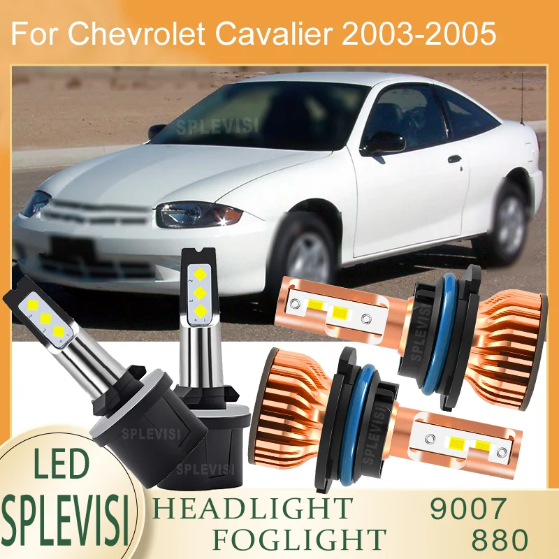 

Durable Long-Lasting Instant On for Immediate Illumination 9007 880 LED headlight foglight For Chevrolet Cavalier 2003 2004 2005