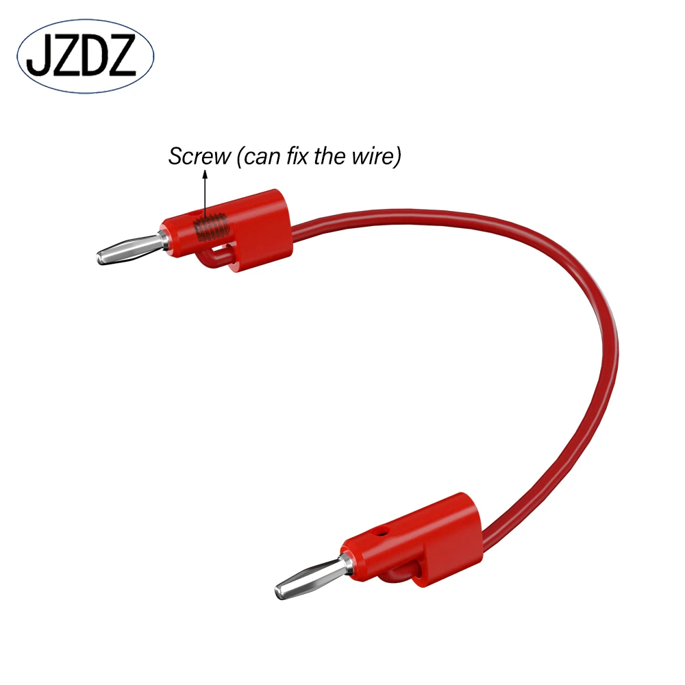 JZDZ 10pcs 4mm Banana Plug Pin Copper Electrical Connector Adaptor DIY tools Parts J.10025