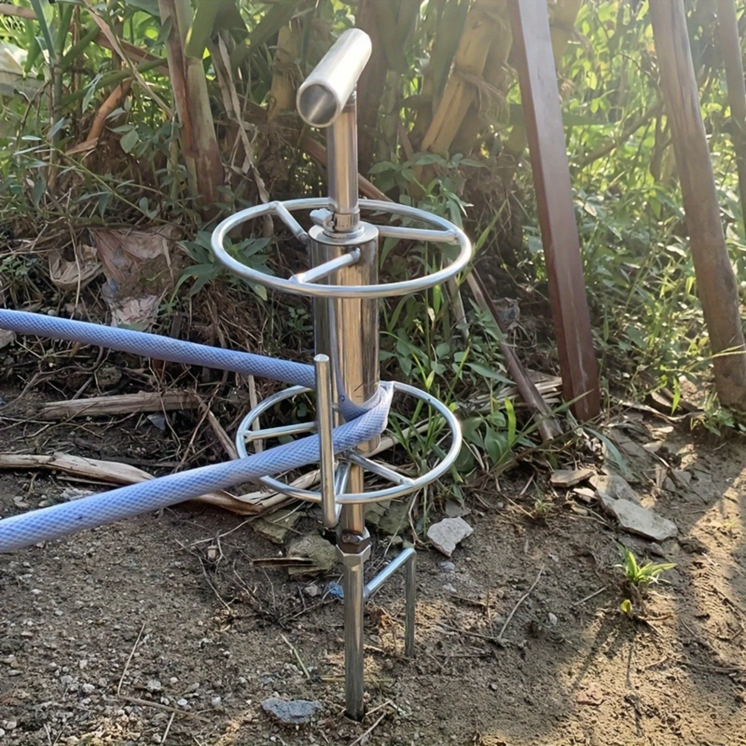 أداة سحب أنابيب الفولاذ المقاوم للصدأ شديدة التحمل لأنظمة الري والرش الزراعية بتصميم قابل للإزالة