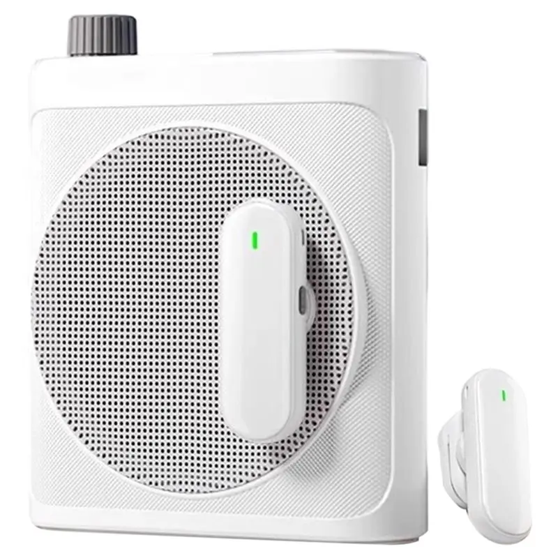 

AS95-Clip-On Voice Amplifier Wireless Magnetic Speaker With Embedded Microphone Portable For Teachers& Speech Guides