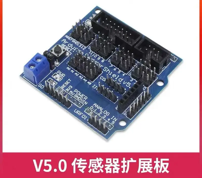 Placa de expansão do sensor Arduino UNO R3 Sensor Shield V5.0 módulo de expansão do sensor