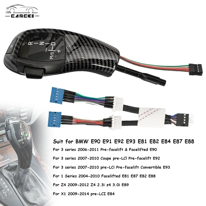 

Gear Shift Knob Shifter Levers Retrofit Kits Car Accessories For BMW E90 E91/92/93/81/82/E84/87/88 E46 E60/61 E39 E38/53 Z4 X1
