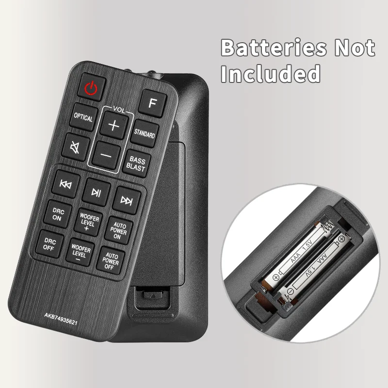 อาเคบี 74935621   โคฟ 33552424   สําหรับ LG การเปลี่ยนรีโมทคอนโทรลสําหรับ LG Soundbar SJ2 SPJ2BW SPJ2B-W SJ2.AEUSLLK SJ2.DEUSLLK