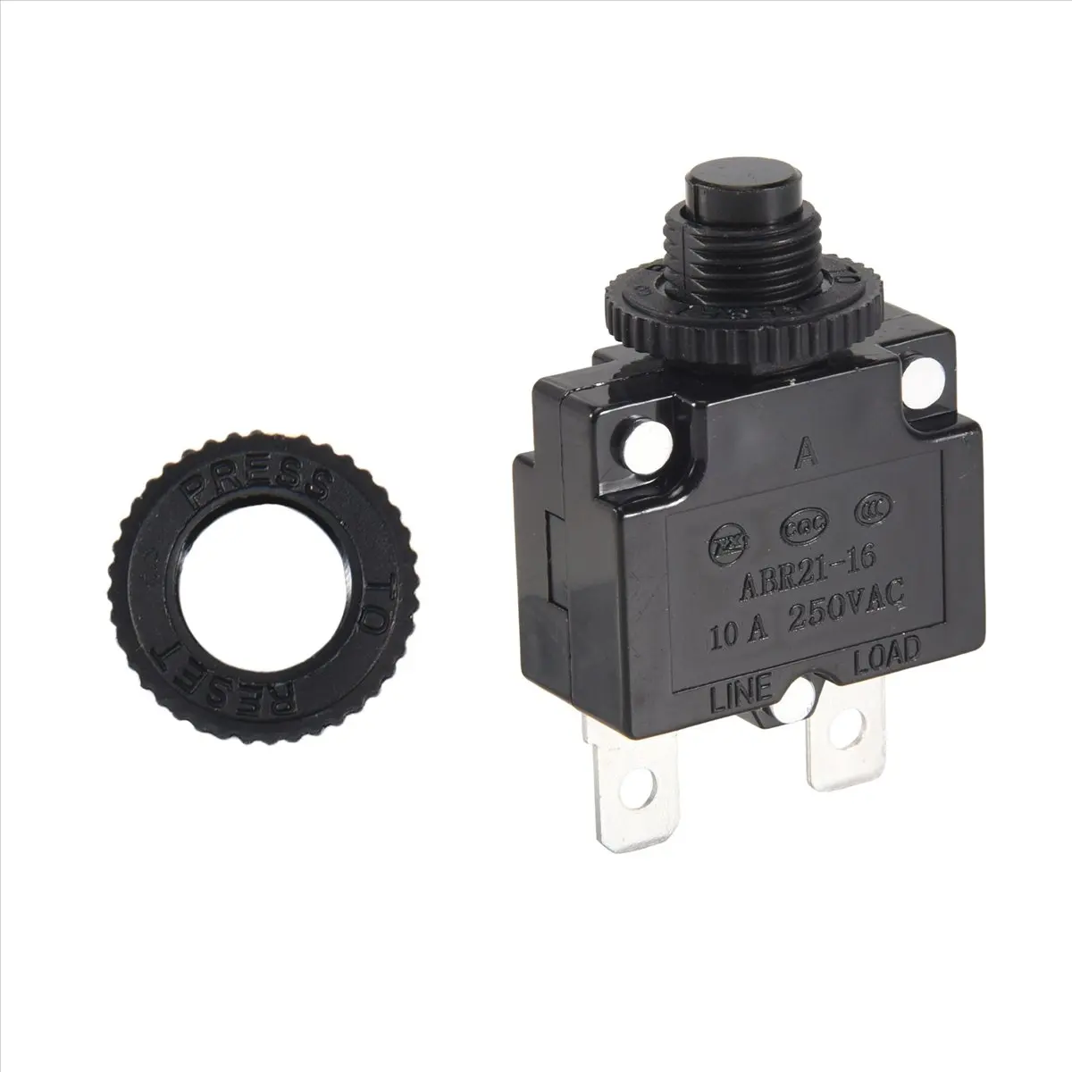 125/250VAC 50/60Hz 10A 2 Pin Terminals -101E AC DC Toggle Switch