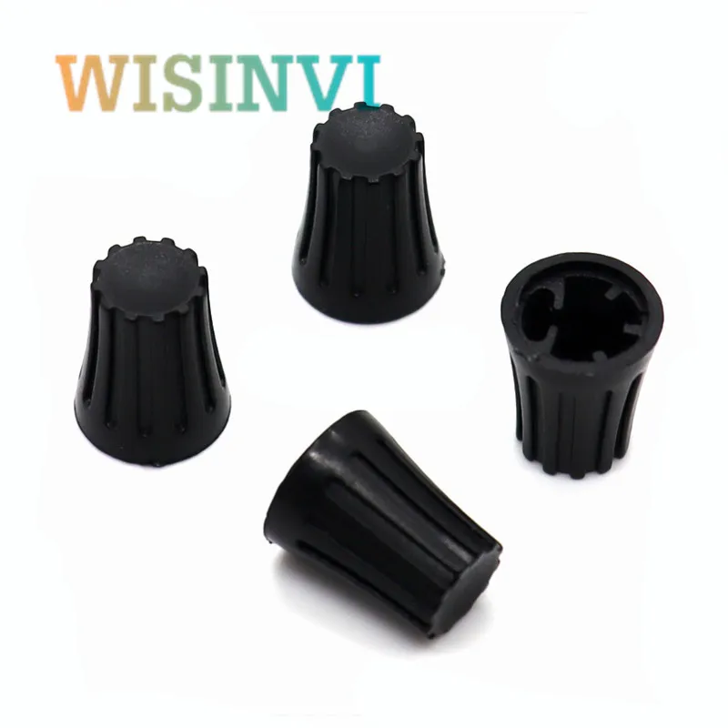 

5 шт. 12 × 14,5 мм пластиковые ручки диаметром 12 мм высотой 14,5 мм без индикации, внутреннее отверстие D-Axis 6 мм