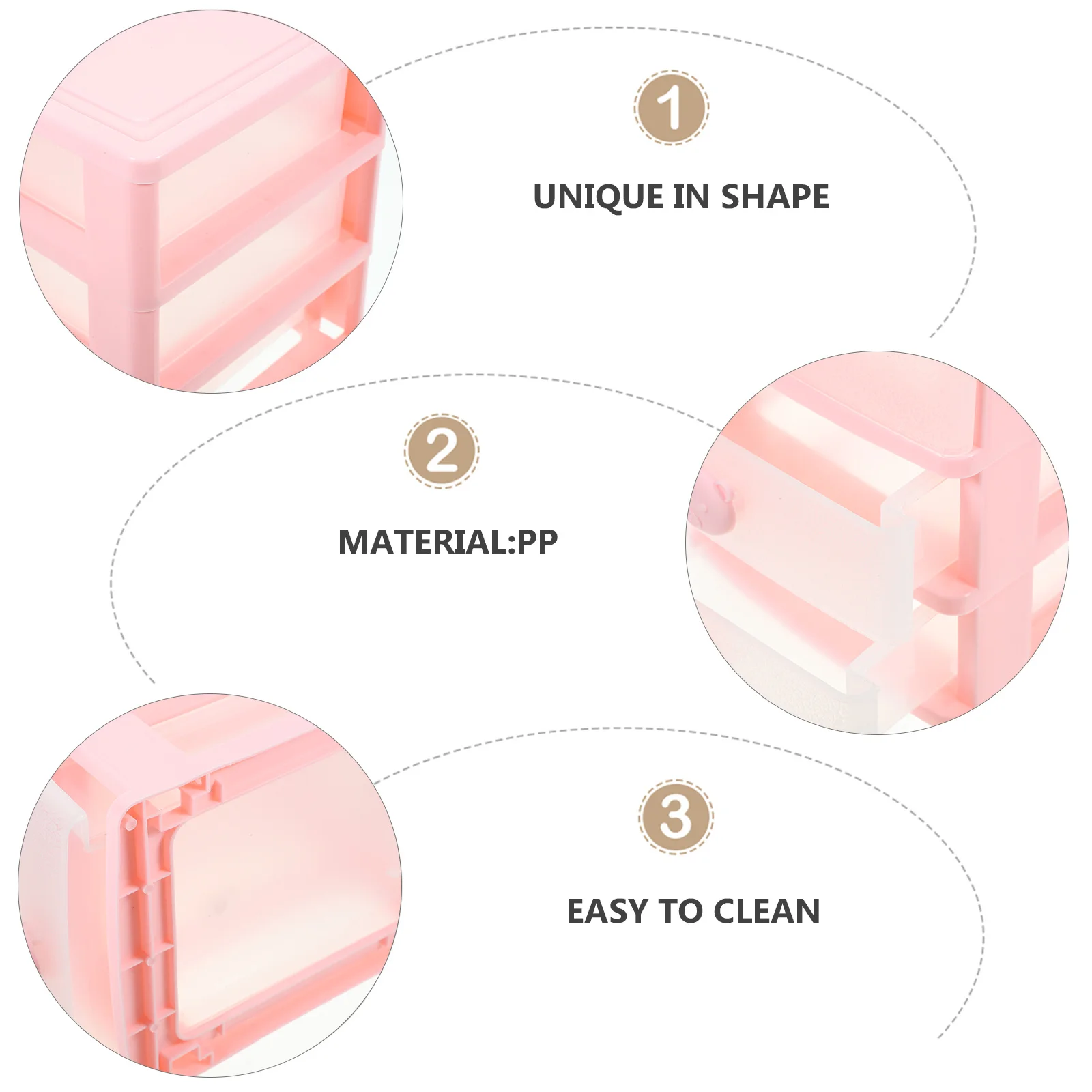 

Desktop Storage Box with Drawers Small Plastic Drawer Organizer for Desk Tabletop Use Holds Cosmetics Stationery Desk Organizer