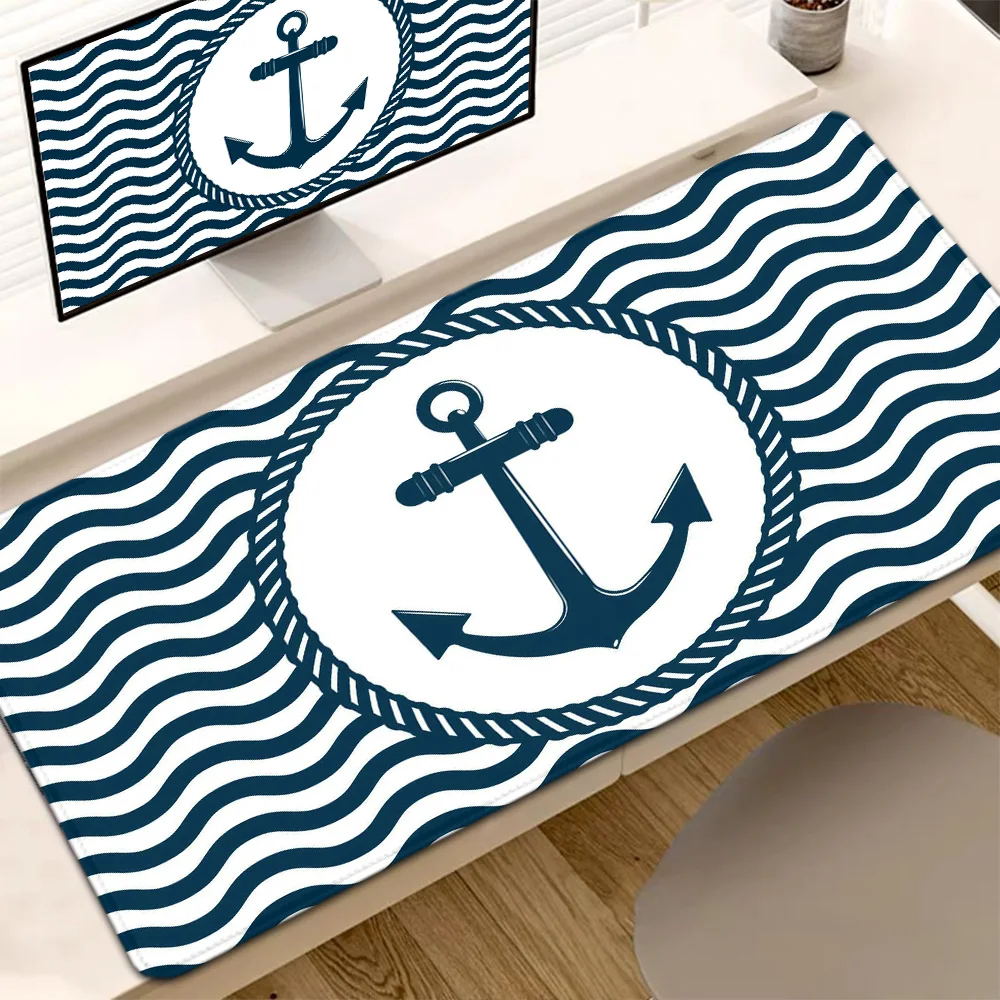 

Коврик для мыши Mosepad Anchor с волнообразным узором, аксессуары для компьютера, коврик для геймеров, игровой коврик, коврик для мыши в стиле аниме, украшение для стола