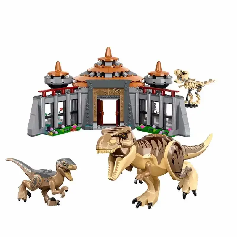 Spinosaurus und Fengshen Pterodactyl Aerial Mission Kreative Serie Modell Jungen Pädagogisches Dinosaurier Puzzle Spielzeug Geschenk Dekoration 76976