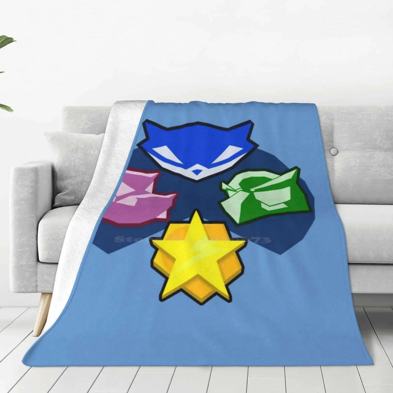 Sly And Co. Gauge 1 All Sizes Soft Cover Blanket Home Decor Bedding Sly Cooper Murray Carmelita Fox