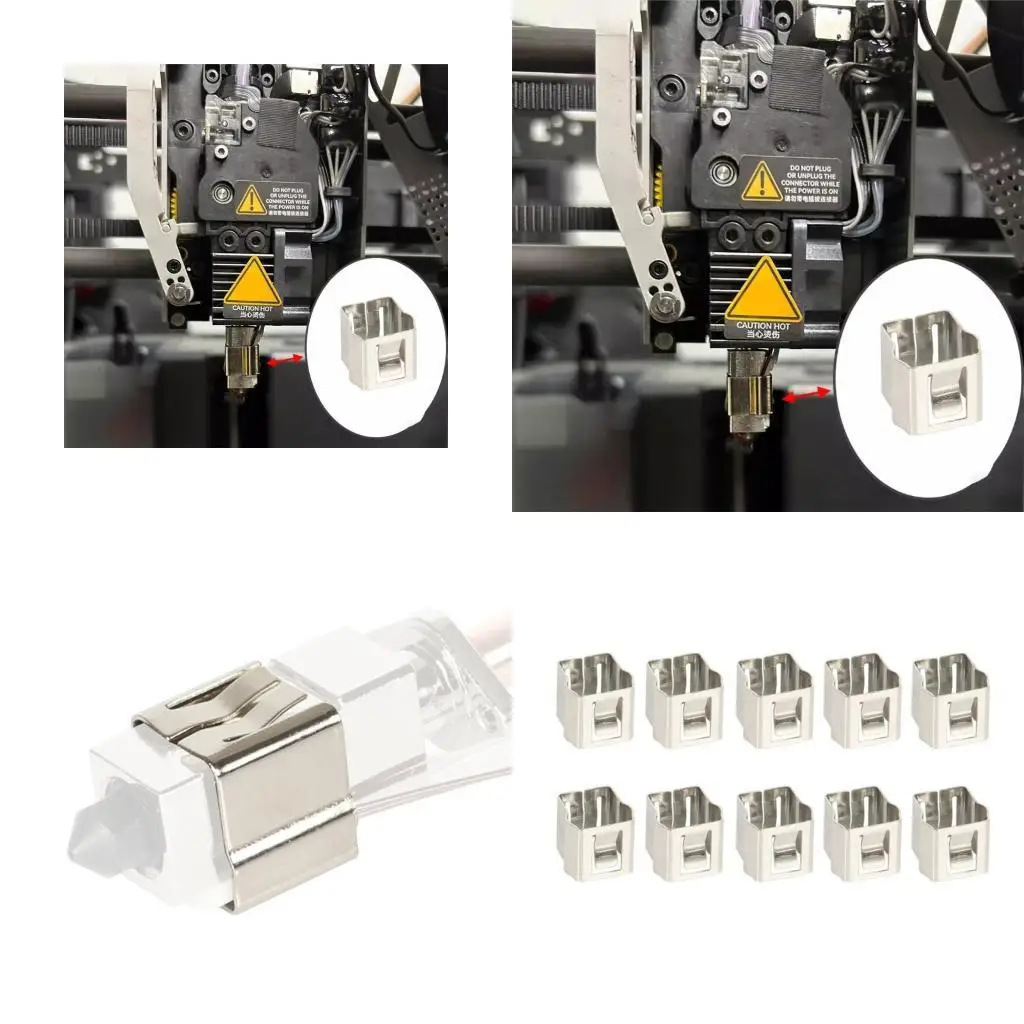 

Flexible Metal Retention Clamp For Heating Module Effortless Printer Maintenance