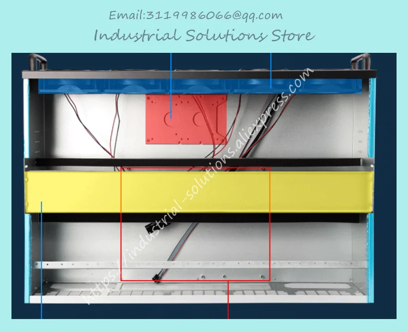 For TB250-BTC PRO Motherboard Graphics 12-13 Graphics ETH Chassis GPU Fan New Double 5 Violence