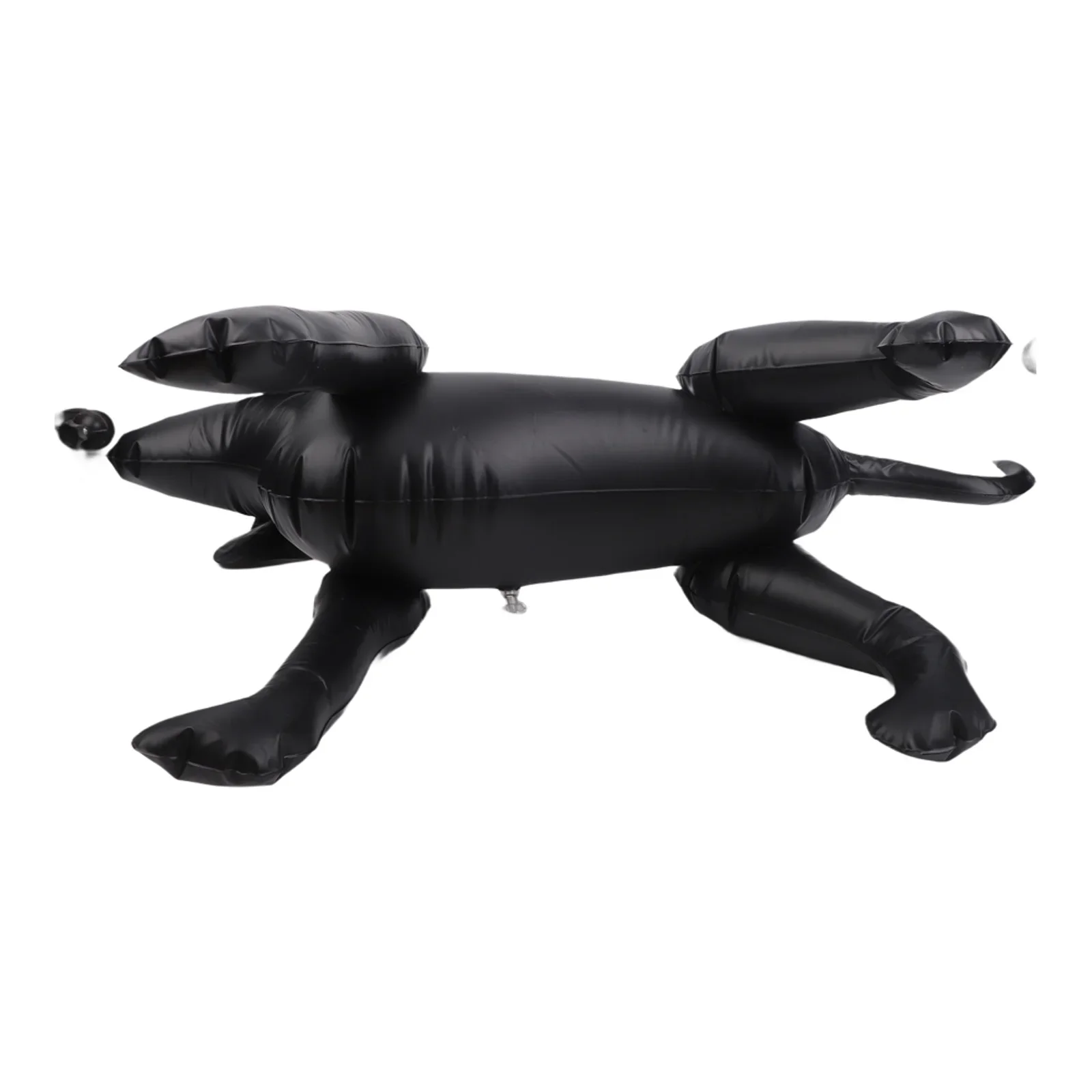 Pet Apparel Stand Inflatable Dog Model PVC Material Four Bendable Legs Sitting And Climbing Poses Retail Window Display