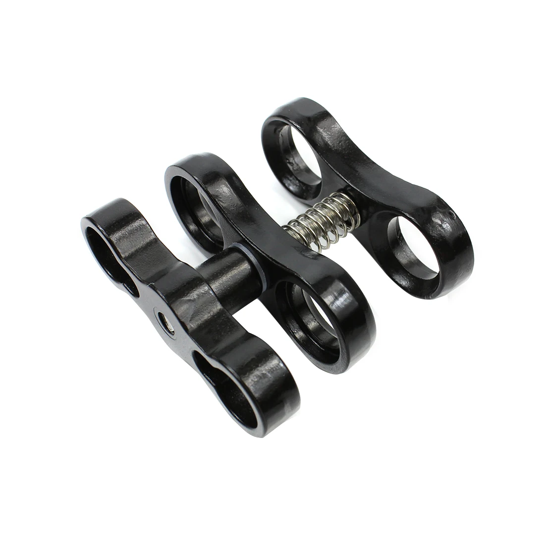 Verbesserter 1-Zoll-Kugel-Schmetterlings-Clip aus Aluminiumlegierung, Tauchlichter-Arm, 360-Grad-Halterung, Adapter für Gopro Osmo Kamera-Zubehör – Detail 14