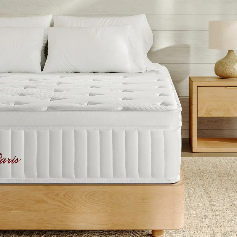 Matelas 30 cm à Ressorts Ensachés – INRE – Confort Ferme 7 Zones, Soutien Ergonomique, Certifié Oeko-Tex, Solide et Durable – 140x190 / 140x200 / 160x