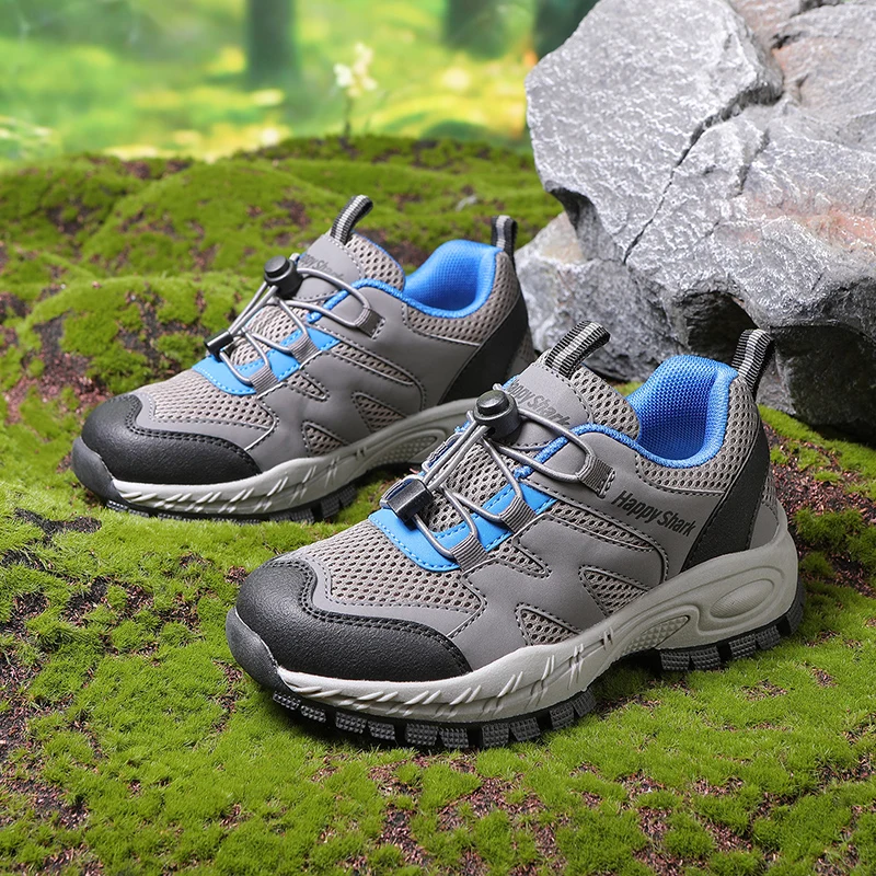 Outdoor Sports Pro-Mountain Hiking Boots, boys girls' Trekking Shoes, Wear Resisting Walking Footwear,Rock Climbing Shoes Summer