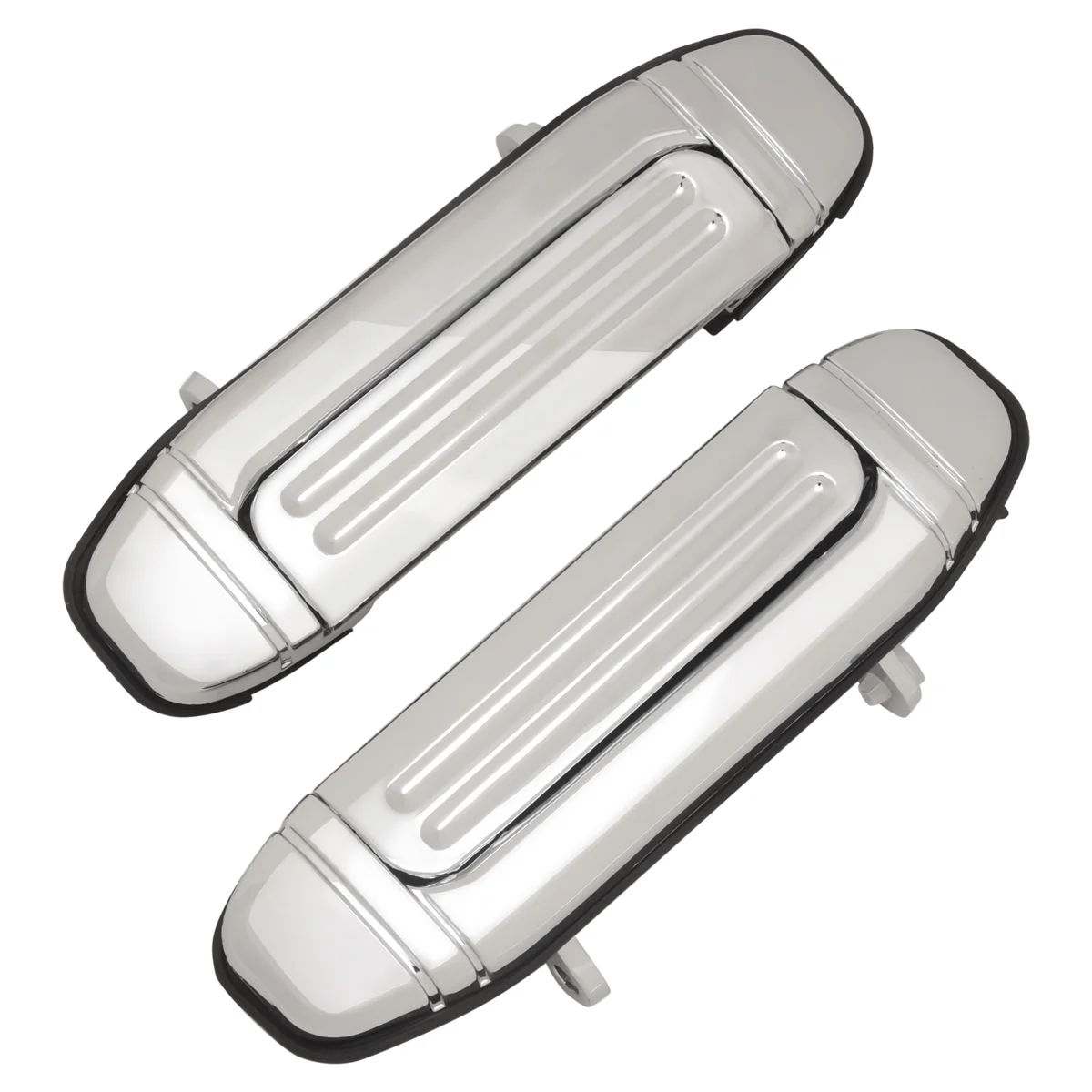 

N31R_Front Pair Outside Door Handle Plating for Mitsubishi Montero Pajero V46 V31 V32 V33 V43 V45 V46 MR156876 MR156875