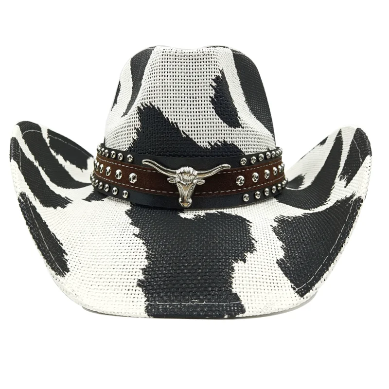 Milk grain cowboy hat 2025 western cowboy sun hat spring knight hat unisex jazz hat summer wide brim hat hombresombrero hombre