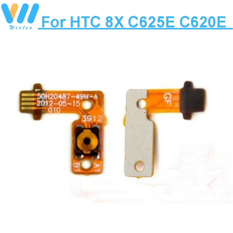 

100% Genuine on/off power flex cable For HTC 8X C650E C625E power button control lock screen & power sleep flex Spare Parts