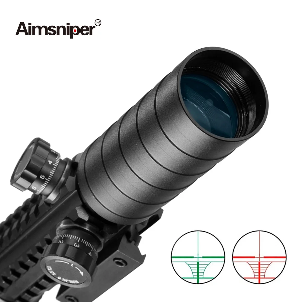 Imagem -02 - Tactical 3-9x32eg Rifle Scope Caça Visão Óptica Reticle Fit Verde Vermelho 11 mm 20 mm Picatinny Rail para Airsoft Rifle Gun