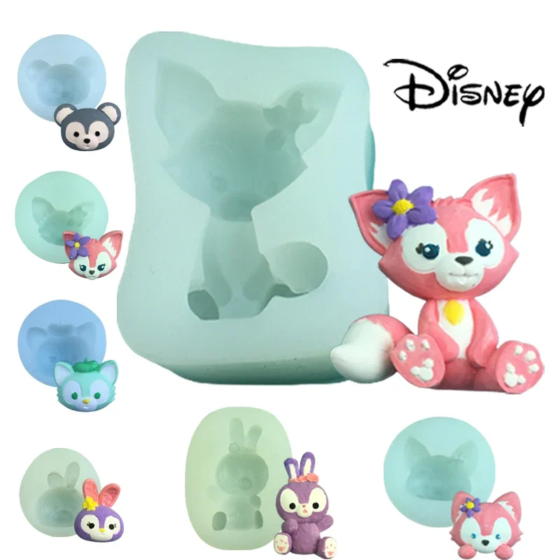 Disney Cartoon Silicone Mold StellaLou LinaBell Chocolate Mould Keychain Epoxy Resin Molds Cake Decorating supplies baking Tool