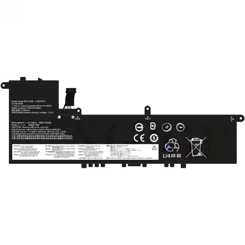 L19M3PD3 4915mAh Laptop Battery for Lenovo Xiaoxin Pro-13 2020/S540 13/L19D3PD3 Lithium Rechargeable Battery