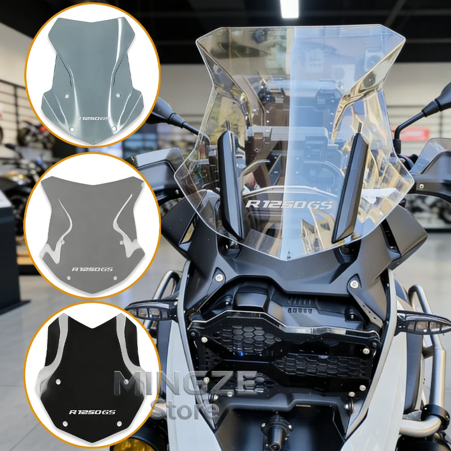 Motorcycle Windshield For BMW R1200GS R1250GS For Adv R 1250GS 1200GS Windscreen R1250GSA 2013-2025 Wind Deflector Protector