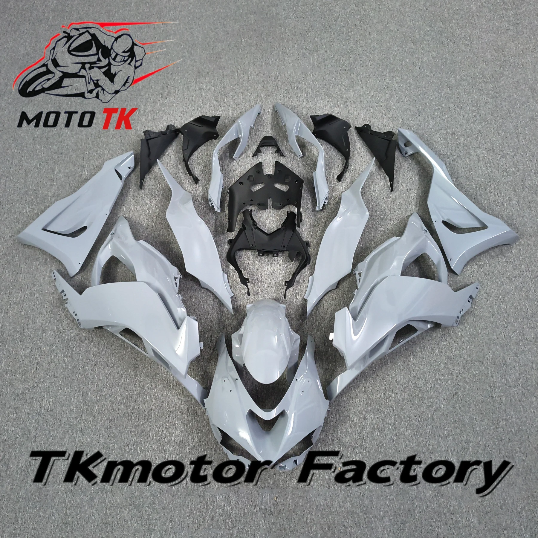 

Обтекатель для мотоцикла, совместимый с ZX-6R 2023, 2024, 2025 годов выпуска, серо-черный корпус для мотоцикла 636-6R 23, 24, 25 годов.
