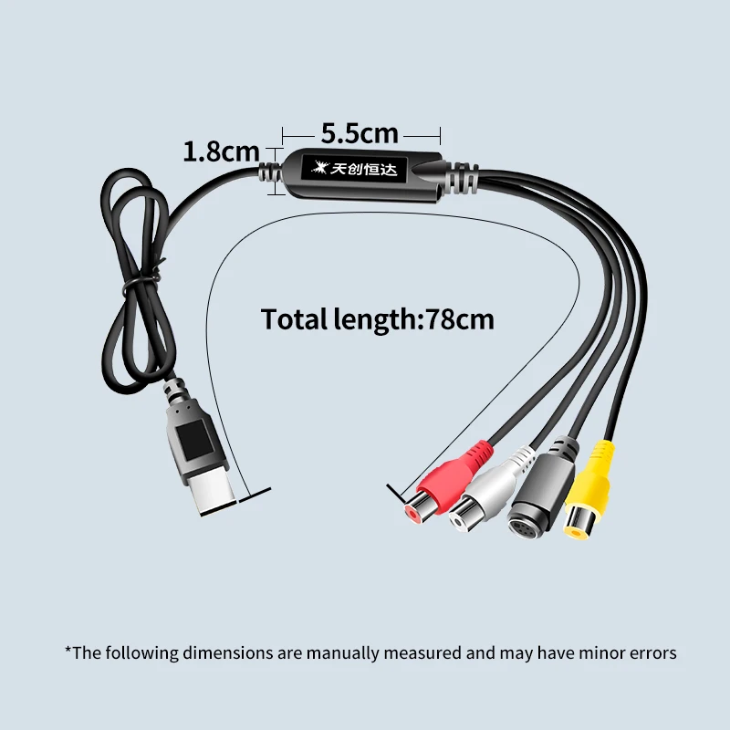AV/BNC/S-Video Input Video Conference/Live Streaming Standard Definition Video Capture Card for Image