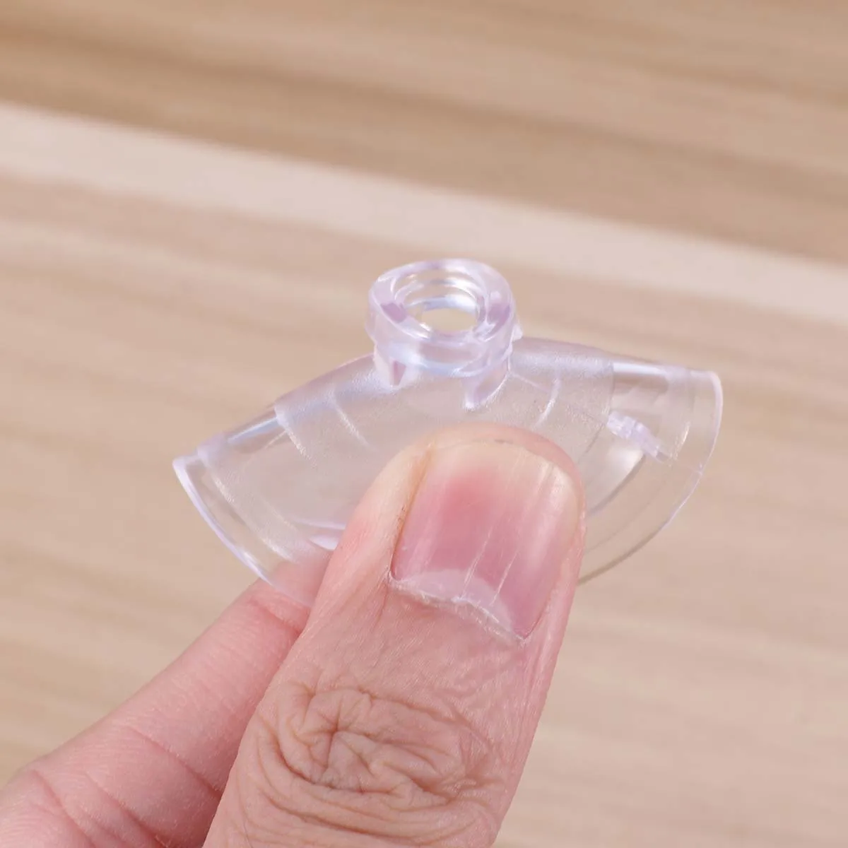 30 pcs Pengait Plastik Transparan Untuk Kaca Jendela Cermin, Tempel Poster, Bingkai, Label Harga, Display Tanpa Pengait, Gantungan Dinding