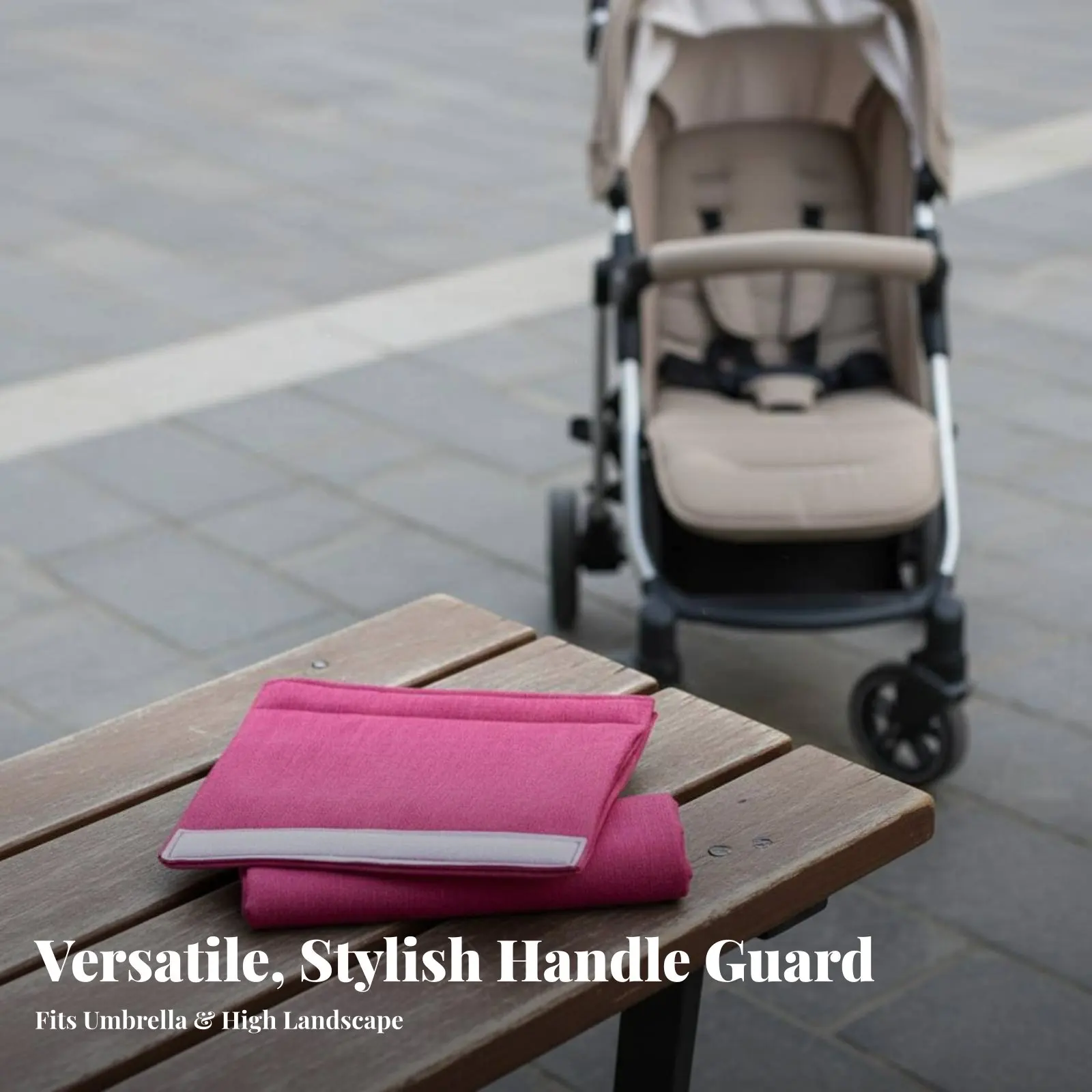 

Baby Carriage Armrest Cover Cleanable Baby Carriage Handlebar Protector Baby Carriage Handle Sleeve Removable Pushchair