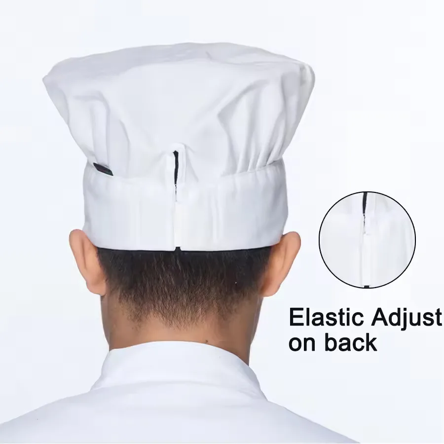 Custom Chef Cap for Men Women Kitchen Cooking Plain Hat Catering Cook Baker Work Caps Embroidery Printing