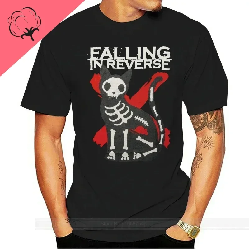 2024 Falling In Reverse Men's Structure Slim Fit T-Shirt Cool Tee Casual Loose Size women tshirt